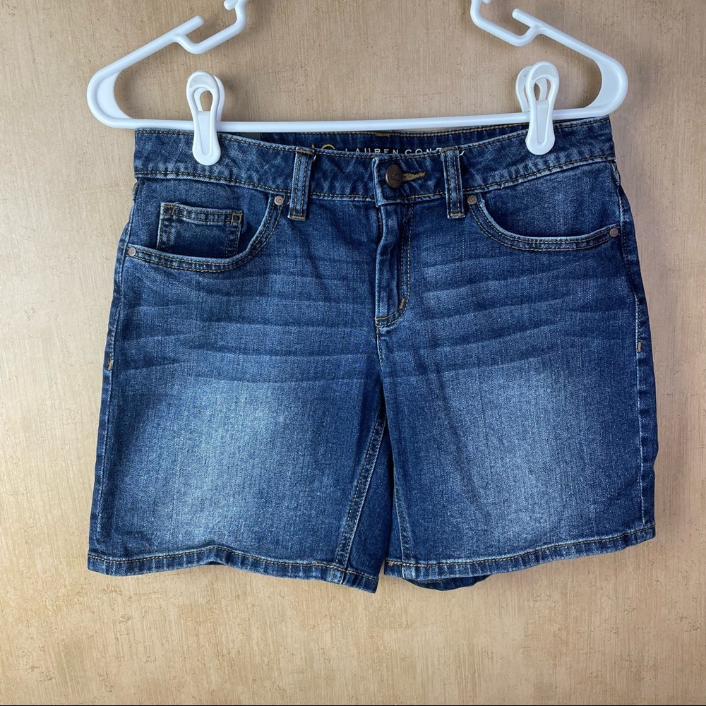Lauren Conrad Blue Jean Shorts Size 4